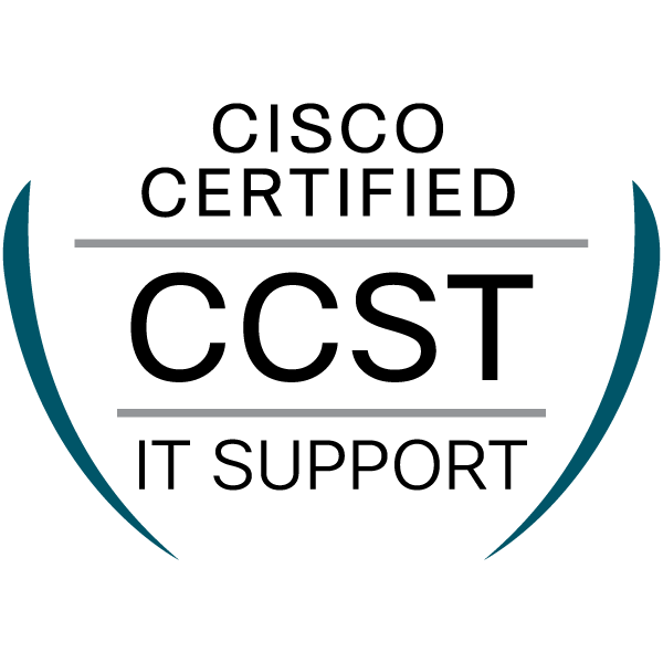 Cisco Certified Support Technician IT Support badge